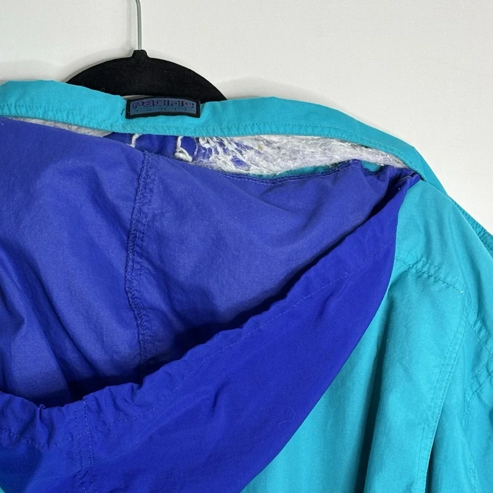 Vintage Pacific Trail Windbreaker Jacket Size XL 80s Ski Snowboard Winter Sports